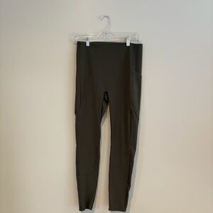 SPANX Olive Toned Seamless Leggings Size M